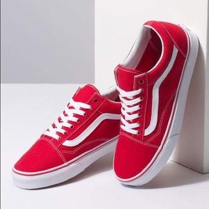 Red Old Skool Vans